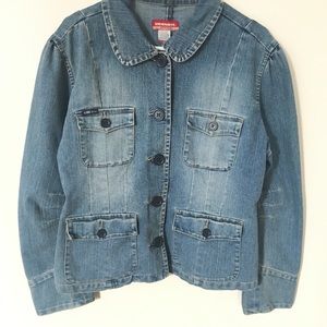 🔹UnionBay Woman's Denim Jacket Sz Large W/Stretch